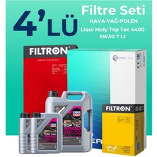 Filtron Renault Latitude 2.0 Dizel Filtre Bakım Seti Liqui Moly Motor Yağlı (2010-2015) 4 Lü