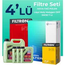 Filtron Ford Ranger 3.0 Dizel Filtre Bakım Seti Liqui Moly Motor Yağlı (2006-2012) 4 Lü