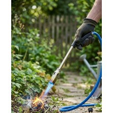 Getittir Profesyonel Gazlı Pürmüz Alev Tabancası Hortumlu Lpg Yakıcı Ateş Başlatma ve Tamir Aleti - Lisinya