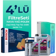 Bosch Renault Latitude 2.0 Dizel Filtre Bakım Seti Liqui Moly Motor Yağlı (2010-2015) 4 Lü