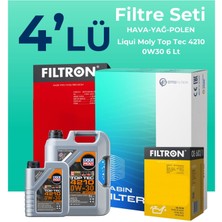 Filtron Audi A4 40 Tdi Filtre Bakım Seti Liqui Moly Motor Yağlı (2020-2024) 4 Lü
