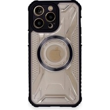  iPhone 12 Pro Kılıf Prag Magneticsafe Kapak - Siyah Nemere