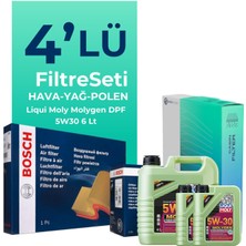 Bosch Ford Mondeo 2.0 Dizel Filtre Bakım Seti Liqui Moly Motor Yağlı (2008-2014) 4 Lü