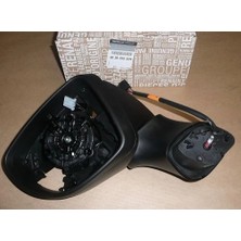 Spj Renault Clio Elektrikli Katlanır Ayna 2016 Sonrası  LED Sinyalli Kör Noktalı Kapaksız Hb 9pın Sol (Oem NO:963028832R)