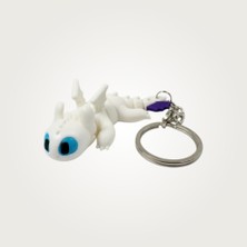 Xtoys Ejderhanı Nasıl Eğitirsin Anahtarlık Çanta Süsü ve Okul Çantası Aksesuarı | Lightfury (Işık Öfkesi)