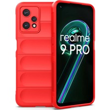  Realme 9 Pro 5g Kılıf Optimum Silikon - Kırmızı Nemere