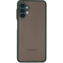  Samsung Galaxy A04S Kılıf Montreal Silikon Kapak - Yeşil Nemere