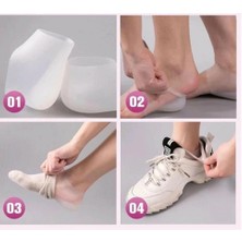 Boy Uzatıcı Gizli Topuk Silikon Tabanlık (1 Çift )