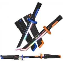Gray Line Gry 456-38M 44 cm Kıvılcım Çıkaran Farklı Renklerde LED Işın Kılıcı 2 Kılıç Birleştr Nel1