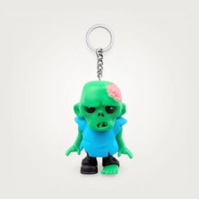 Xtoys Zombi Figürü Hareketli Anahtarlık, Hediyelik Halloween Okul Çantası Aksesuarı | Brain Chunk