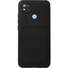  Xiaomi Redmi 9c Kılıf Kelvin Kartvizitli Silikon - Siyah Nemere
