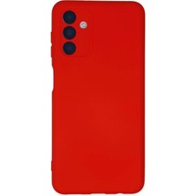  Samsung Galaxy A04S Kılıf Nano Içi Kadife Silikon - Kırmızı Nemere