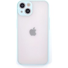  iPhone 15 Plus Kılıf Montreal Silikon Kapak - Turkuaz Nemere