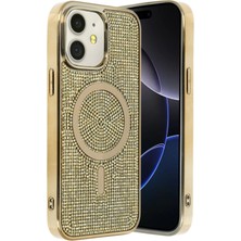  Apple iPhone 11 Helen Magsafe Kapak - Gold Nemere