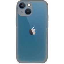  iPhone 15 Plus Kılıf Montreal Silikon Kapak - Gri Nemere