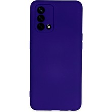  Oppo A74 4g Kılıf Nano Içi Kadife Silikon - Mor Nemere