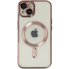  iPhone 14 Plus Kılıf Kross Magneticsafe Kapak - Rose Nemere