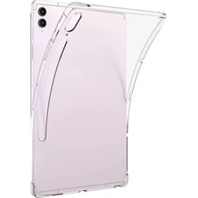  Samsung Galaxy Tab S10 Fe Plus 13.1 Kılıf Anti Shock Tablet Silikon - Şeffaf Nemere