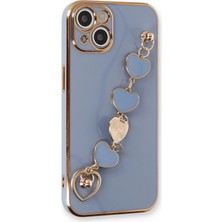  iPhone 14 Plus Kılıf Esila Silikon - Gri Nemere
