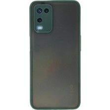  Oppo A54 4g Kılıf Montreal Silikon Kapak - Yeşil Nemere