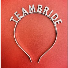 Gümüş Renk Team Bride Taç Plastik – Gelin Nedime Tacı