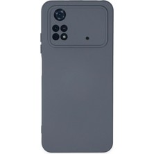  Xiaomi Poco M4 Pro 4g Kılıf Nano Içi Kadife Silikon - Gri Nemere