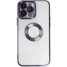  iPhone 14 Pro Kılıf Slot Silikon - Mor Nemere