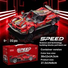 MegaSepet Mey Ithalat® 9055-7  Toyse Toys Bricks Speed Kırmızı -Ekn