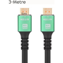 Nemere HDMI 2.1 Kablo – 8k Ultra Hd Görüntü ve Ses Aktarımı 8k 60HZ 4K 120HZ