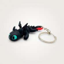Xtoys Dişsiz Gecenin Öfkesi Ejderhanı Nasıl Eğitirsin Anahtarlık Sırt ve Okul Çantası Aksesuarı | Toothless