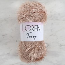 Nemere Loren Furry Bej El Örgü Ipi - RF053 - 34060