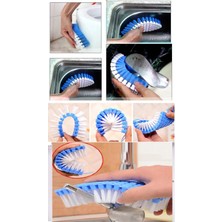 Bükülebilir Esnek Kenar Köşe Lavabo Temizleme Fırçası Banyo Mutfak Fırçası