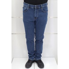 Denim Cartel Fistan Store Erkek Yüksek Bel Normal Kesim Boru Paça Battal Jean Pantolon