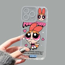 Ucuc iPhone 15 Pro Max Kamera Korumalı Anti-Darbe Estetik Baskı Desenli Şeffaf Silikon Kılıf