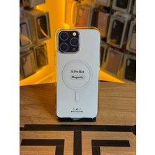 Avcı Teknoloji Market Iphone 16 Pro Max Uyumlu Şeffaf Sert Kılıf Magsafe Destekli Tam Koruma Kılıf