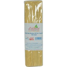 Decostyle Şiş Bambu Şişleri 25 cm Takribi 100 Adet 1 Paket