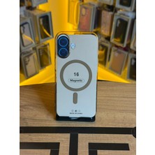 Avcı Teknoloji Market Iphone 16 Uyumlu Şeffaf Sert Kılıf Magsafe Destekli Tam Koruma Kılıf