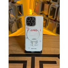 Avcı Teknoloji Market Iphone 15 Pro Uyumlu Şeffaf Sert Kılıf Magsafe Destekli Tam Koruma Kılıf