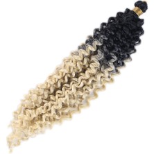 Decostyle Afro Dalgası / Siyah Platin Ombreli