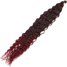 Decostyle Rus Afro Dalgası / Siyah / Kızıl Ombreli