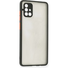  Samsung Galaxy A71 Kılıf Montreal Silikon Kapak - Siyah Nemere