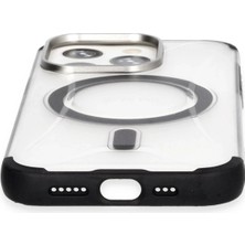  iPhone 15 Pro Hilton Magsafe Kapak - Siyah Nemere