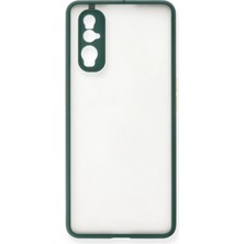 Oppo Find X2 Kılıf Montreal Silikon Kapak - Yeşil Nemere