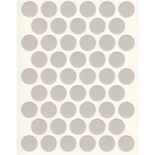 Decostyle Yapışkanlı Vida Tapası Gri 14 mm