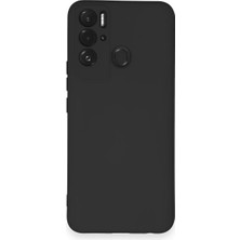  Tecno Pova Neo Kılıf Nano Içi Kadife Silikon - Siyah Nemere