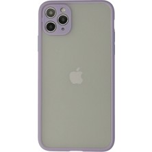  iPhone 12 Pro Kılıf Montreal Silikon Kapak - Mor Nemere