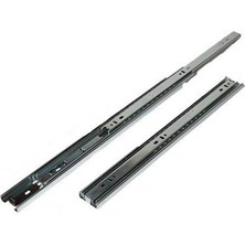 Decostyle Çift Açılır 45 mm Teleskopik Bilyeli Çekmece Rayı 40 cm