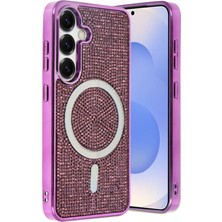  Samsung Galaxy S25 Helen Magsafe Kapak - Derin Mor Nemere