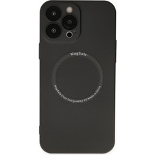  iPhone 13 Pro Kılıf Jack Magneticsafe Lens Silikon - Siyah Nemere