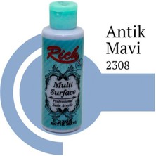 Decostyle Riculti Surface 2306 Antik Mavi Akrilik Boya 120 cc
